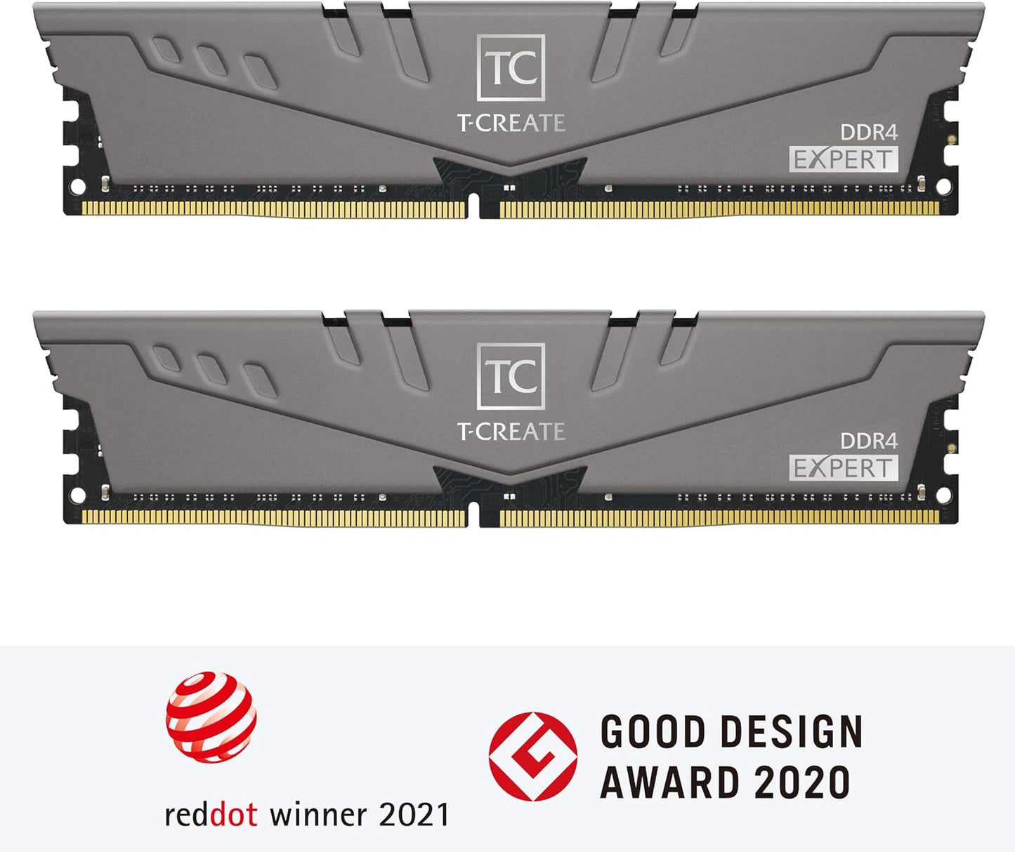 T-Create Expert Overclocking 10L DDR4 64GB Kit (2 X 32GB) 3200Mhz (PC4 25600) CL16 Desktop Memory Module Ram - TTCED464G3200HC16FDC01